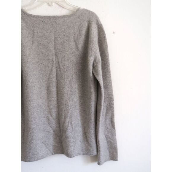 Charter Club Gray 2-Ply Cashmere Sweater - Size Medium - Picture 5 of 8